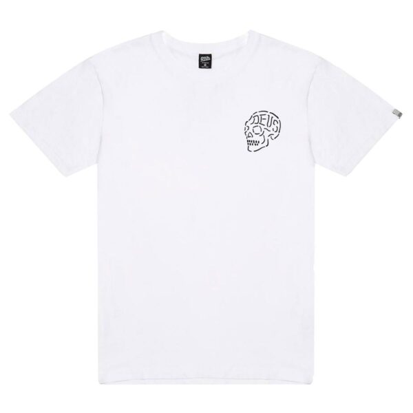 dmh31645c.venice skull tee.white