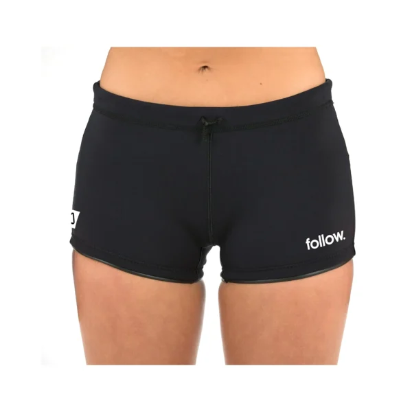 F12729 LADIES BASICS WETTY SHORTS BLACK 298975 1